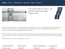 Tablet Screenshot of gli-prignitz.de